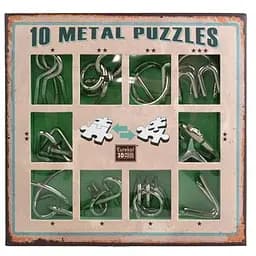 Набір головоломок Eureka Metal Puzzles зелений 10 шт. (473357)
