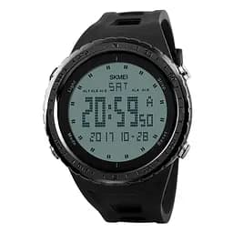 Мужские спортивные часы Skmei 1246 (Черные)