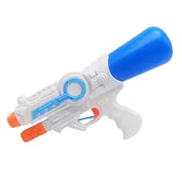 Водяний автомат M 5836 помпа, розмір середній 28 см Біло-Синій