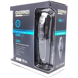 Універсальний акумуляторний тример Gemei GM-801 5 в 1 волосся - мініатюра 8