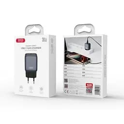 Мережевий зарядний пристрій XO L155(EU) PD30W 1USB-C fast charger Чорний - мініатюра 5