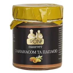 Паштет ананас+папайя RON 160 г