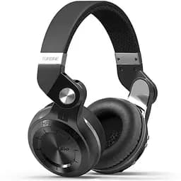 Навушники Bluedio T2 Plus з вбудованим радіо Bluetooth бездротові чорні