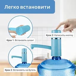 Електрична помпа для води ViO E4, блакитна - мініатюра 4