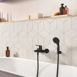 Змішувач для ванни Grohe QuickFix Start 322782432, Чорний матовий - мініатюра 5