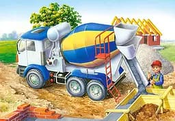 Пазли Castorland Бетономішалка, 60 елементів, 32x23 см