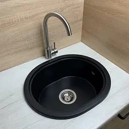 Кухонна мийка Adamant Circum 500x425x180 чорний металік 630223, Чорний - мініатюра 2