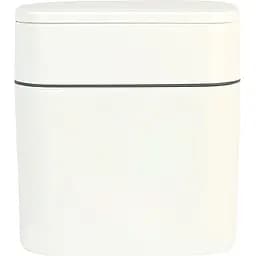 Відро для сміття МВМ My Home з кришкою 300х165х320 мм біло-сіре (BIN-23 10L WHITE/GRAY) - мініатюра 3
