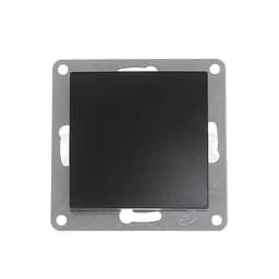 Выключатель Brille одноклавишный черный NB-1V bk