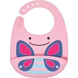 Нагрудник Skip Hop Zoo Метелик рожевий (232202)