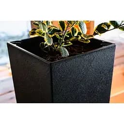 Вазон Plastkon Eliot Stone 25x46 см антрацит - мініатюра 5