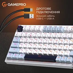 Клавіатура GamePro Genesis Warden MK160BL [140415] - мініатюра 8