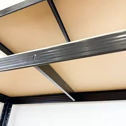 Стелаж 4P StrongShelf 180х65х40см чорний навантаження 175кг/полицю - мініатюра 13