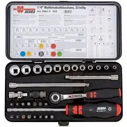 Набор торцевых головок Wurth Multi 1/4" 33 шт. Zebra (096511 032)