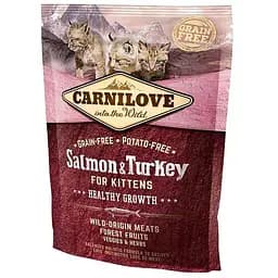 Сухой корм для котят Carnilove Cat Salmon&Turkey Kitten с лососем и индейкой 400 г
