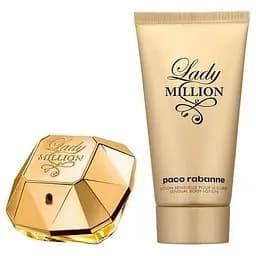 Набір Paco Rabanne Lady Million 50 мл парфумована вода, 75 мл лосьон для тіла