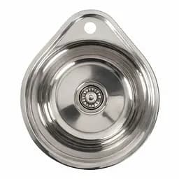 Кухонна мийка з нержавіючої сталі Platinum поліровка 4539 (0,6/170 мм), R, Polish