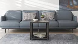 Стіл журнальний трансформер Куб Комбо Ferrum-decor 540x532x500 Чорний метал ДСП Венге Магія 16 мм (FRD-105313) - мініатюра 11