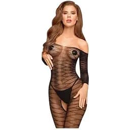 Бодистокинг с длинными рукавами Penthouse - Dreamy Diva Black S/M/L