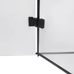 Душова кабіна Qtap Capricorn BLA10128RC6 120x80 см, скло Clear 6 мм, покриття CalcLess без піддона, Чорний, Універсальна, прозорий - мініатюра 6