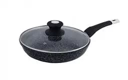 Универсальная сковорода для жарки Edenberg EB-4134 24 см гранитным покрытием с крышкой