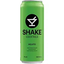 Уцінка. Напій слабоалкогольний Shake Cocktails Mojito 7% 0.5 л