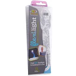 Закладка-ліхтарик Flexilight Rechargeable Класика Білі квіти, 14,7х3,6х1,3 см (FLRWF) - мініатюра 8