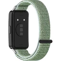 Ремінець DK CDK для Huawei Band 10 Nylon Sport Loop (018021) (light green) - мініатюра 2
