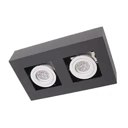 Підсвічування тубус Brille AL-728/2 GU10 BK IP20 MR16 26-851