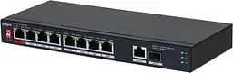 Комутатор мережевий Dahua DH-PFS3110-8ET1GT1GF-96