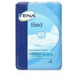 Пелюшки для малюків Tena Bed Plus 60х60 см, 5шт (7322540247893/7322540801910)