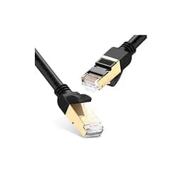 Патч-корд 10м, F/FTP cat 7 RJ-45 black Ugreen (U_11273)