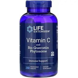 Витамин С Life Extension Vitamin C and Bio-Quercetin Phytosome 250 таблеток