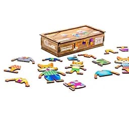 Дерев'яна настільна гра Лисички PuzzleOK Puz-42121 - мініатюра 4