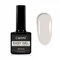 Гель для нарощування Canni Easy gel 02 Nude Gray 7.3 мл - мініатюра 2