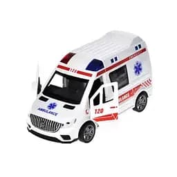 Дитяча інерційна машинка "Швидка допомога" YG Toys YM-9930F(Ambulance) звукові ефекти