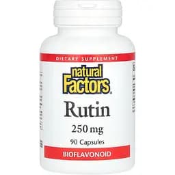 Рутин Natural Factors Rutin 250 мг 90 капсул