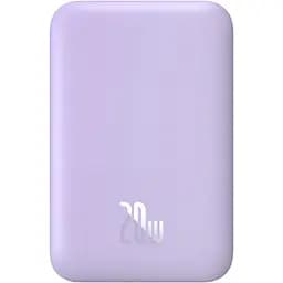 Зовнішній акумулятор Baseus Magnetic Bracket Mini 6000mAh 20W Purple (P10059002513-00) [141929] - мініатюра 2