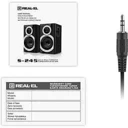 Акустична система REAL-EL S-245 Black (EL121200015) - мініатюра 9