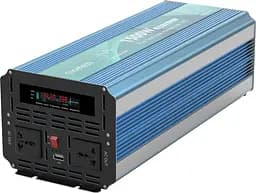 Інвертор Choetech з зарядкою, функція ДБЖ 12\220V 1500Вт, LiFePO₄/Li-ion/AGM/GEL, чиста синусоїда