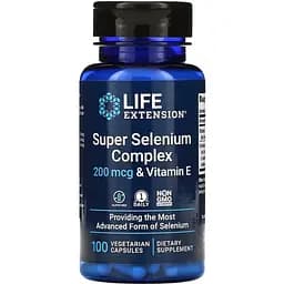Вітаміни та мінерали Life Extension Super Selenium Complex, 100 вегакапсул