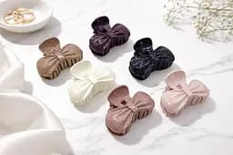 Блискучі крабіки-бантики Sparkle Bow 12 шт.