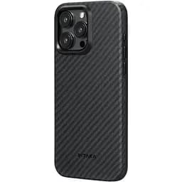 Чохол-накладка Pitaka MagEZ Case Pro 4 Twill 1500D Black/Grey для iPhone 15 Pro Max (KI1501PMP) - мініатюра 2