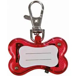 Брелок-адресник для собак Trixie Косточка, с фонариком, 4.5х3 см