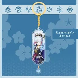 Брелок Genshin Impact Kamisato Ayaka акриловий (AK B GI KA 01)