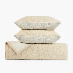 Простирадло МВМ My Home Дзен 180x250 см айворі з бежевим (BL-FS-25 IVORY/BEIGE) - мініатюра 5