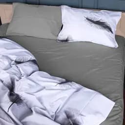 Простыня MirSon Сатин 22-1400 Feather Touch 110х160 см (2200010566574)