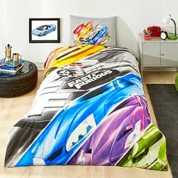 Підлітковий комплект Disney Fast and Furious Action Ранфорс / простирадло на резинці Tac pbe0051176