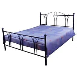 Простыня Руно сатин набивной 215х143 см голубая (71.137_блакитне)