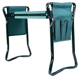 Садовий складаний стілець-колінник 3в1 + 2 органайзери сумки для інструментів